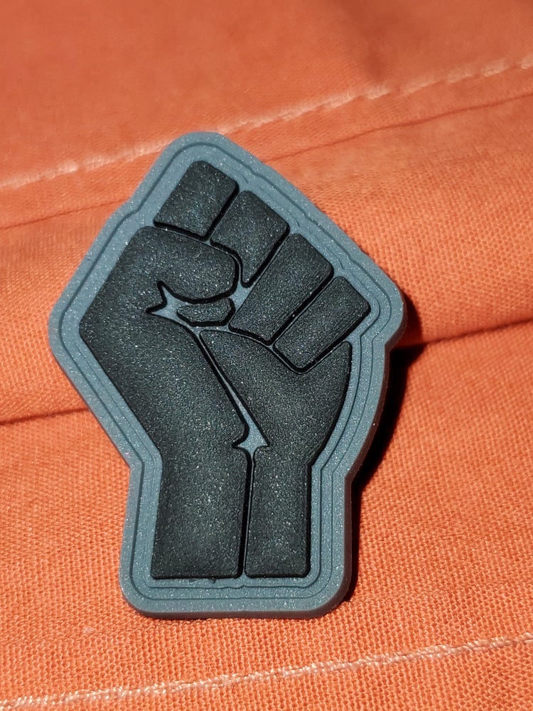 Always Bet on Black Fist Shoe Charm