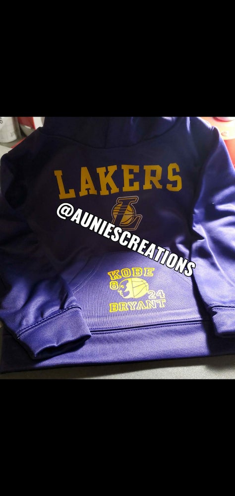 custom lakers hoodie