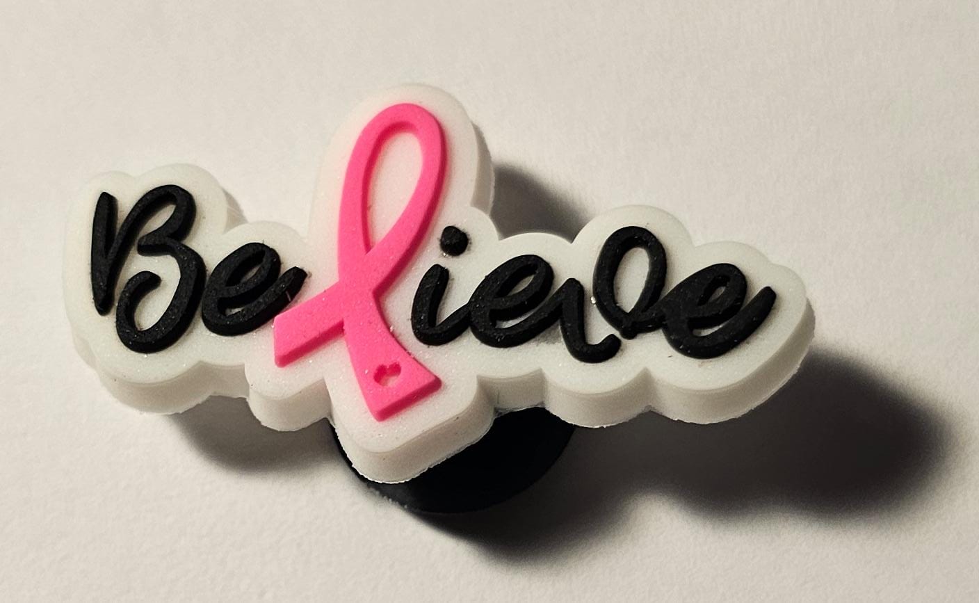 Breast Cancer Shoe Charms