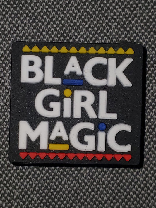 Black Girl Magic (Martin Lettering) Shoe Charms