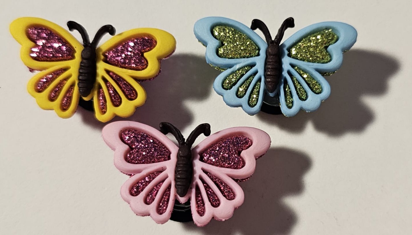 Butterfly Shoe Charms