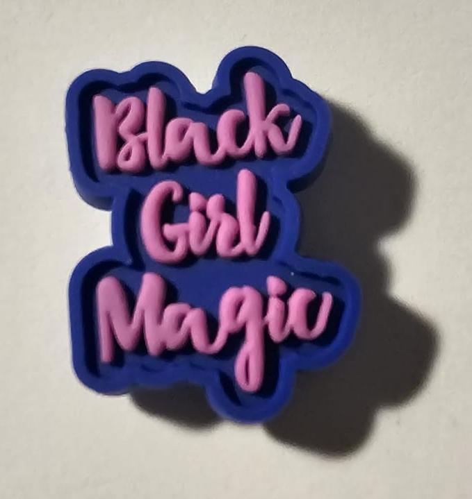 Black Girl Magic Shoe Charm