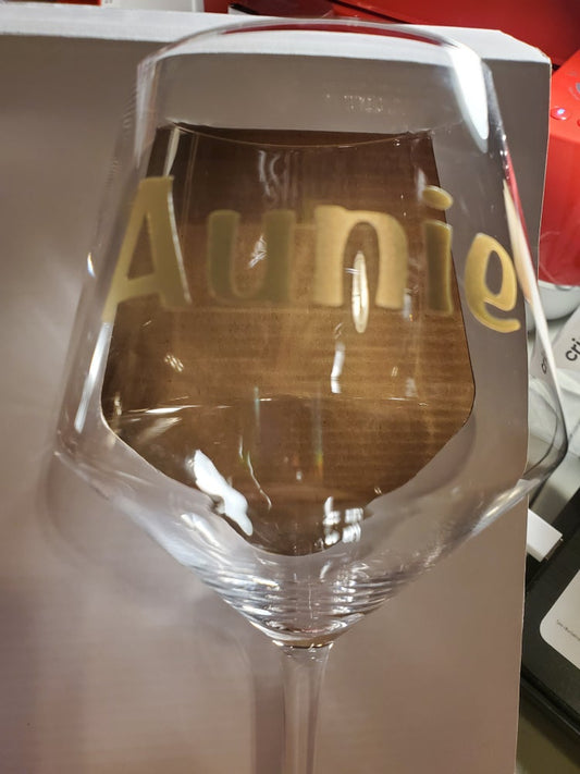 Customized Wine Glasses (set)