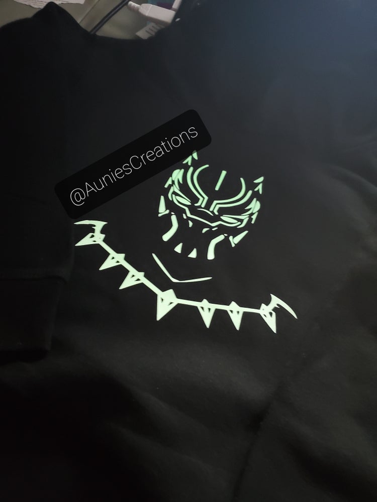 Black Panther Glow in the Dark Sweatshirt