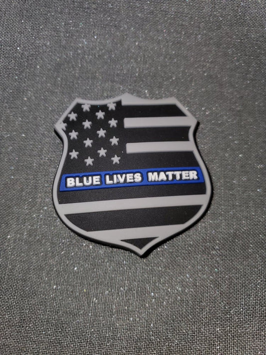 Blue Lives Matter Shoe Charms