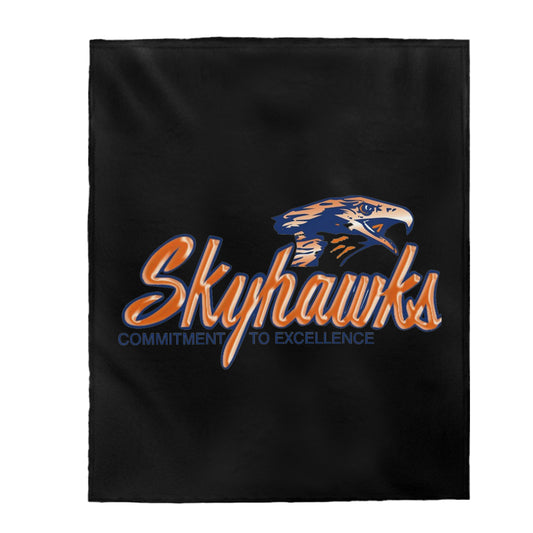 Sky Hawks Velveteen Plush Blanket